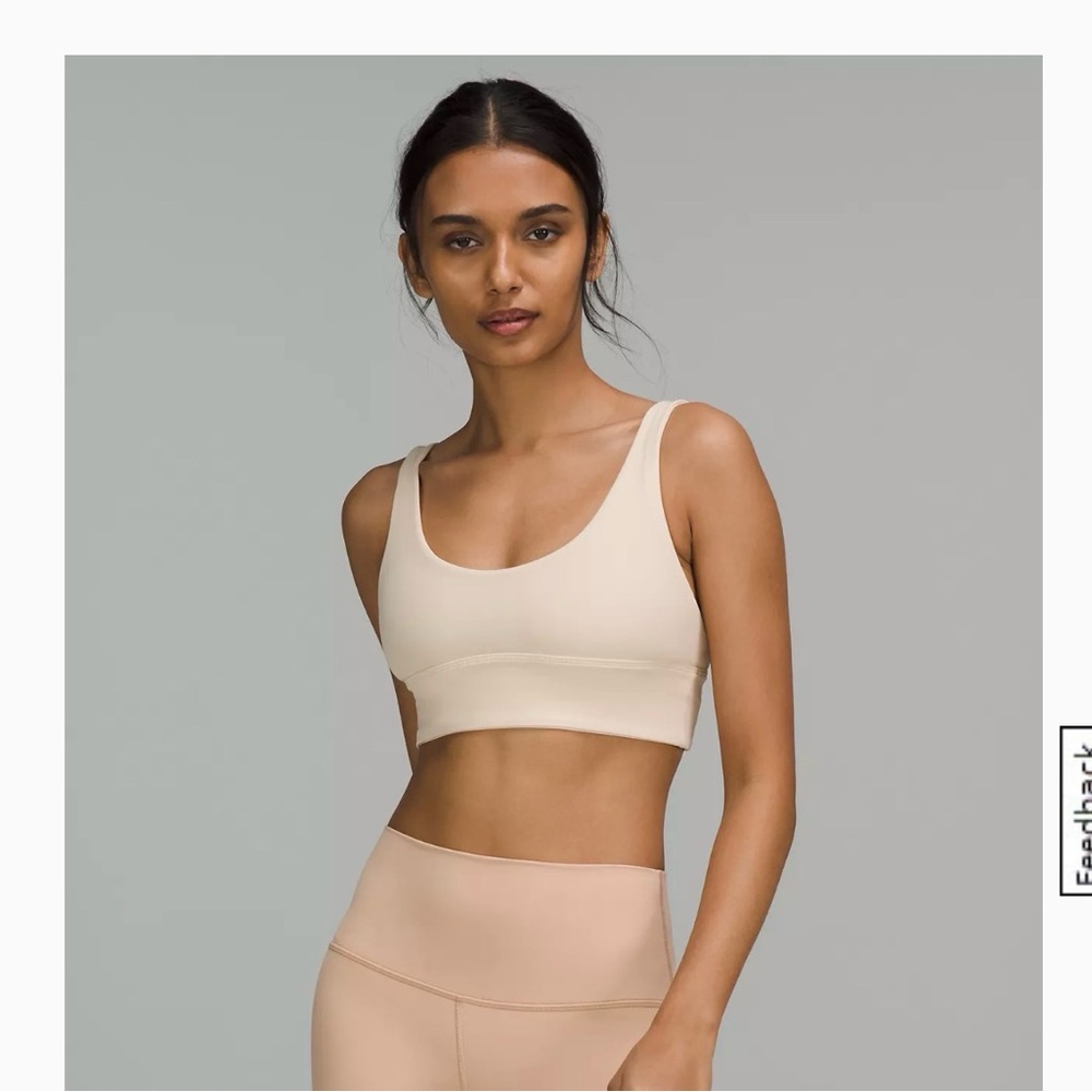 Lululemon Athletica Align Sports Bra Pale Linen